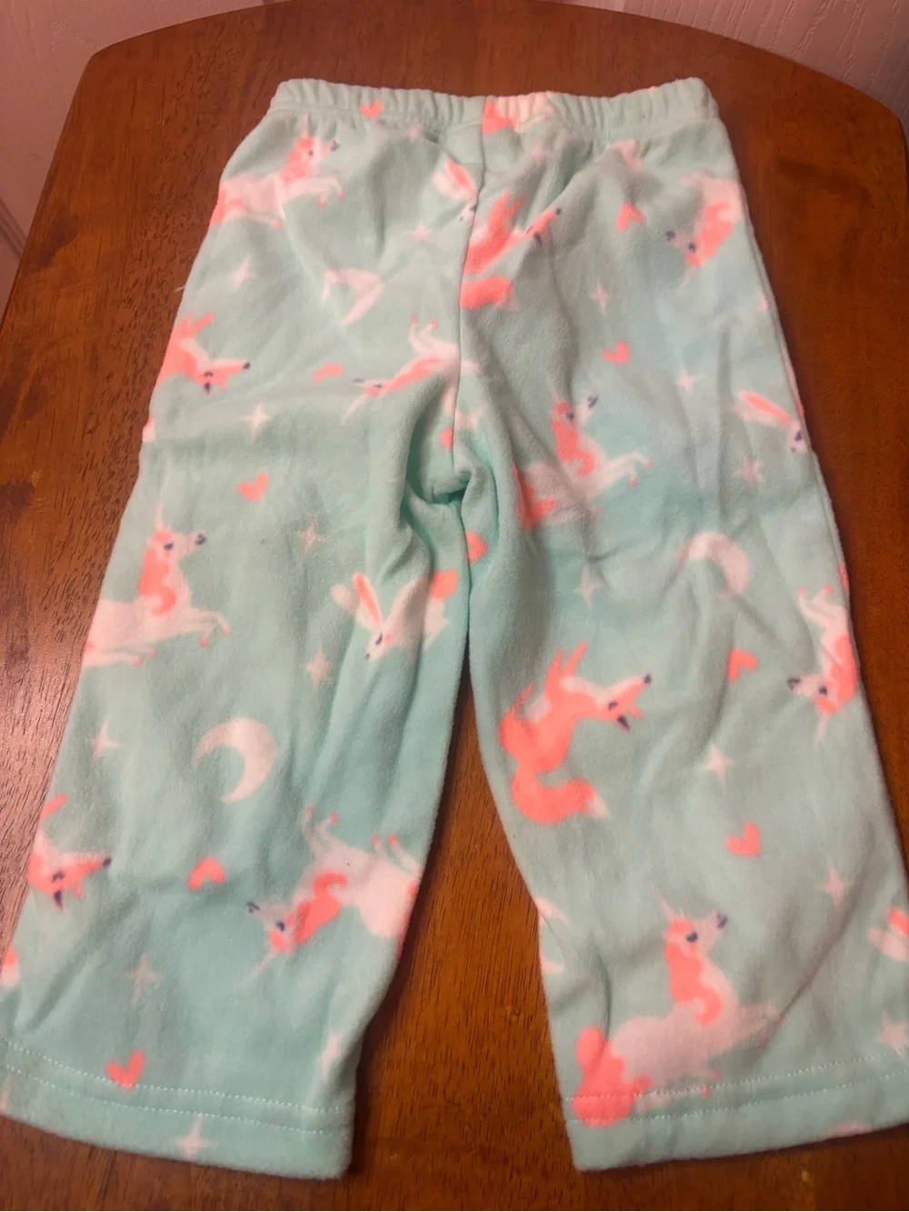 Cat & Jack Red Top with Mint Unicorn Print Pajama Set